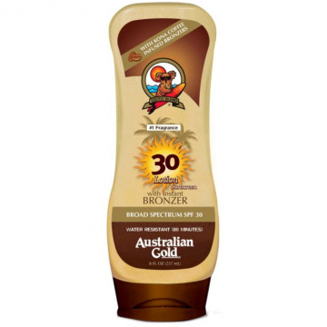 Купить - Australian Gold Lotion Sunscreen with Instant Bronzer SPF 30 - Солнцезащитный крем с кофейными бронзаторами SPF 30