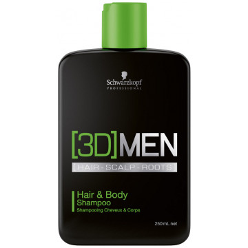 Купить - Schwarzkopf Professional 3D Men Hair & Body Shampoo - Шампунь для волос и тела