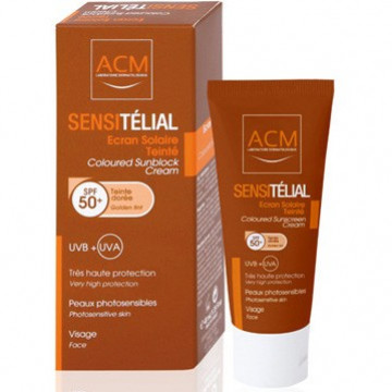 Купить - ACM Sensitelial SPF 50+ Teinte Doree - Солнцезащитный тональный крем SPF 50+ темный