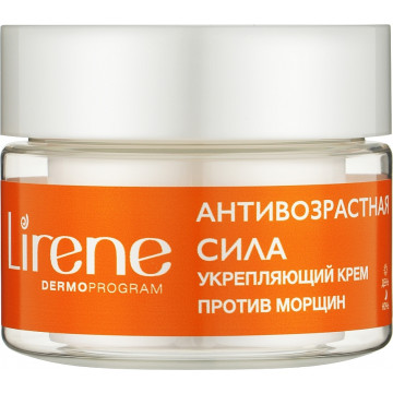 Купить - Lirene Dermo Program Anti-Aging Cream - Укрепляющий крем против морщин "Сила янтаря"