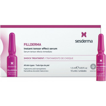 Купить - Sesderma Fillderma Instant Tensor Effect Serum Ampoules - Интенсивные лифтинг ампулы для заполнения морщин