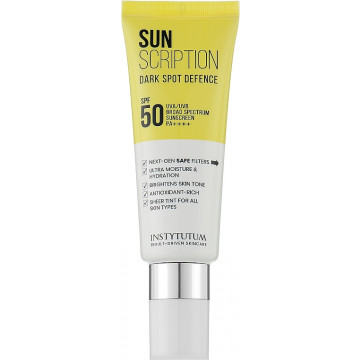 Купить - Instytutum Sunscription Dark Spot Defence SPF50 - Солнцезащитный крем с осветляющим эффектом