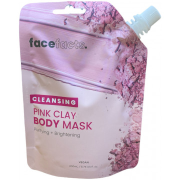 Купить - Face Facts Cleansing Pink Clay Body Mask - Очищающая маска для тела с розовой глиной