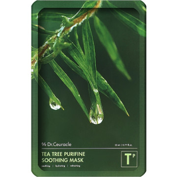 Купить - Dr.Ceuracle Tea Tree Purifine Soothing Mask - Набор успокаивающих масок с экстрактом чайного дерева