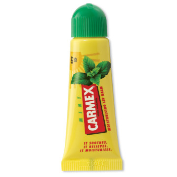 Купить - Carmex Mint Moisturizing Lip Balm Tube SPF 15 - Бальзам для губ с ароматом мяты в тубе