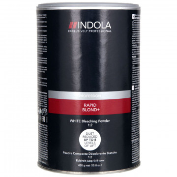 Купить - Indola Profession Rapid Blond+ White Dust-Free Powder - Беспылевой осветляющий порошок белый