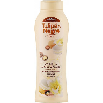 Купить - Tulipan Negro Vanilla & Macadamia Shower Gel - Гель для душа "Ваниль и макадамия"