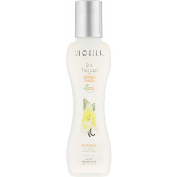 Купить - BioSilk Silk Therapy Tahitian Vanilla - Жидкий шелк для волос "Ваниль"