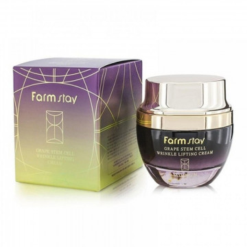 Купить - FarmStay Grape Stem Cell Wrinkle Lifting Cream - Лифтинг-крем против морщин с фитостволовыми клетками винограда
