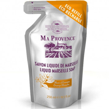 Купить - Ma Provence Savon Liquide Fleur d’Oranger - Жидкое Марсельское мыло Цветок апельсина (запаска)