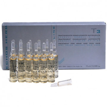 Купить - Echosline Treatment for Weak and Thin Hair T3 - Укрепляющий лосьон от выпадения волос в ампулах 12*10 мл Купить - Echosline Treatment for Weak and Thin Hair T3 - Укрепляющий лосьон от выпадения волос в ампулах 12*10 мл