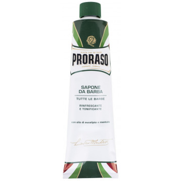 Купить - Proraso Green Line Refreshing Shaving Cream - Освежающий и тонизирующий крем для бритья
