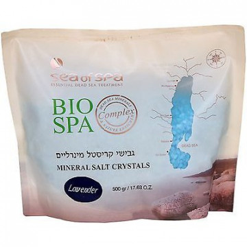 Купить - Sea of SPA Bio Spa Mineral Salt Crystals - Соль Мертвого моря цветная ароматическая (Lavender)