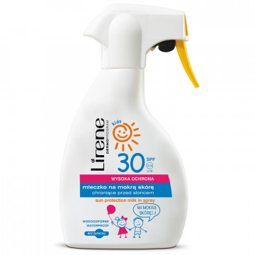 Купить - Lirene Kids Sun Protection Milk for Damp Skin SPF30 - Солнцезащитное молочко для влажной кожи SPF30