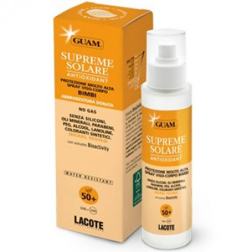 Купить - GUAM Supreme Solare Corpo Protezione Molto Alta SPF 50+ - Солнцезащитный спрей SPF50+
