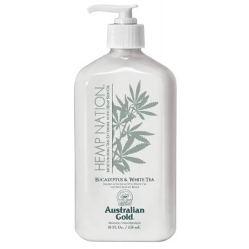 Купить - Australian Gold Hemp Nation Eucalyptus & White Tea Body Lotion - Увлажняющий лосьон после загара с эвкалиптом и белым чаем