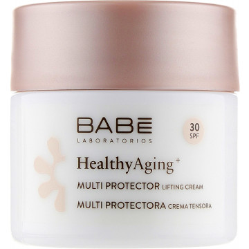 Купить - Babe Laboratorios Healthy Aging Multi Protector Lifting Cream - Мультизащитный дневной лифтинг крем c DMAE и SPF 30