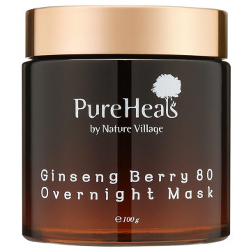 Купить - PureHeal's Ginseng Berry 80 Overnight Mask - Энергизирующая ночная маска с экстрактом ягод женьшеня