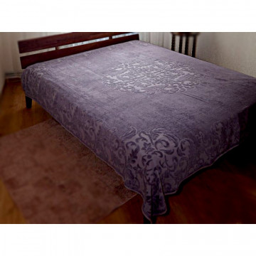 Купить - Pavia Monogram Purple - Простыня-покрывало (фиолетовый)