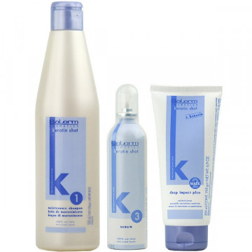 Купить - Salerm Набор Keratin shot - Набор из 3-х продуктов