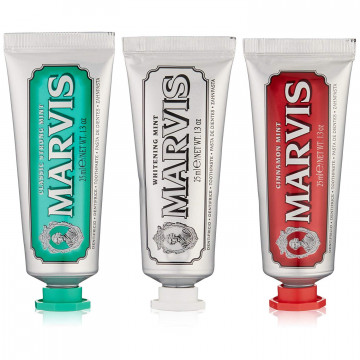 Купить - Marvis Travel 3 Flavours Box - Набор зубных паст для путешествий