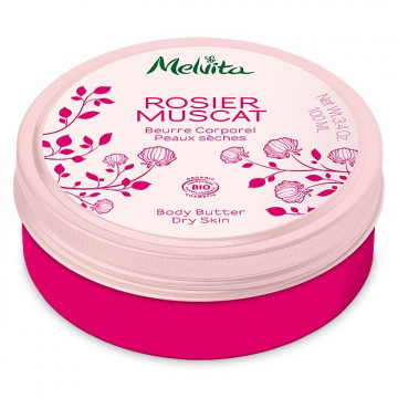 Купить - Melvita Rosier Muscat Body Butter - Твердое масло для тела Розовый мускат