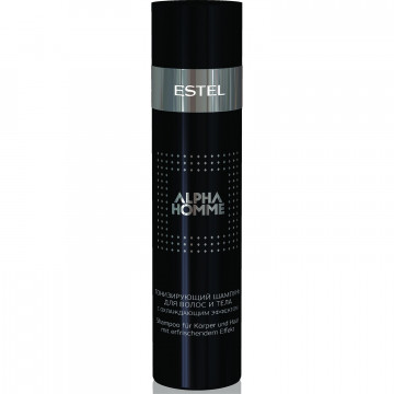 Купить - Estel Professional Alpha Homme Shampoo 250 мл - Тонизирующий шампунь с охлаждающим эффектом для волос и тела мужской