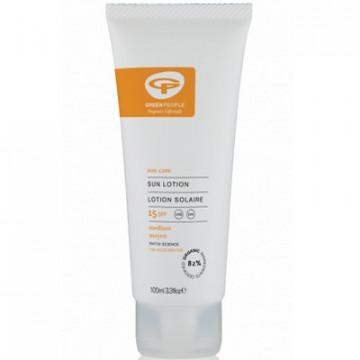 Купить - Green People Sun Lotion SPF15 with Tan Accelerator - Солнцезащитный лосьон для усиления загара SPF15