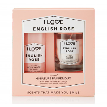 Купить - I Love English Rose Mini Pamper Duo - Набор "Английская роза"
