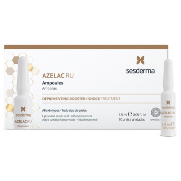 Купить - Sesderma Azelac Ru Depigmenting Ampoules - Осветляющая сыворотка в ампулах