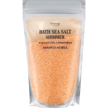 Купить - Top Beauty Bath Salt - Соль морская с шиммером для ванны "Манго-Мята"