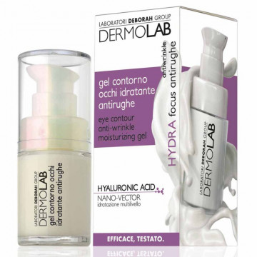 Купить - Deborah Dermolab Eye Contour Anti-Wrinkle Moisturizing Gel - Увлажняющий гель для контура глаз "Против морщин"