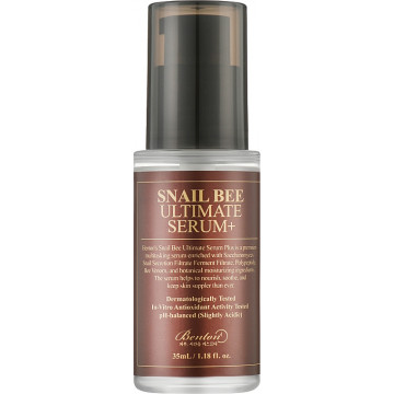 Купить - Benton Snail Bee Ultimate Serum Plus - Интенсивная сыворотка с муцином улитки и ядом пчелы