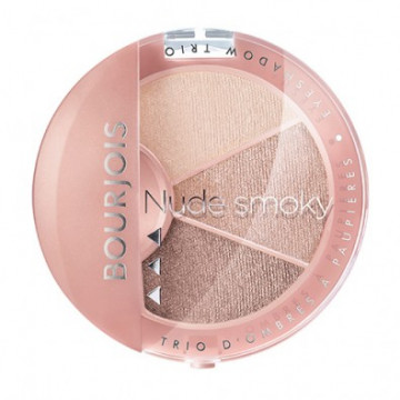 Купить - Bourjois Nude Smoky Eyes Ombres à Paupières EyeShadow Trio - Тени для глаз тройные