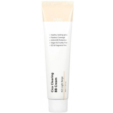 Купить - Purito Cica Clearing BB Cream SPF 38 PA+++ - BB крем для чувствительной кожи с экстрактом центеллы 