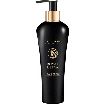 Купить - T-LAB Professional Royal Detox Duo Shampoo - Дуо-шампунь для королевской гладкости и абсолютной детоксикации