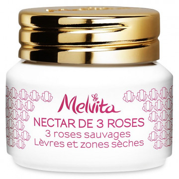 Купить - Melvita Nectar De Roses 3 Roses Sauvages - Бальзам для губ 3 розы