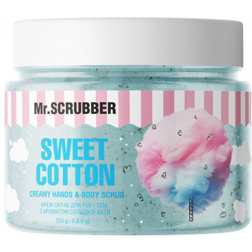 Купить - Mr.Scrubber Sweet Cotton Creamy Hands & Body Scrub - Крем-скраб для рук и тела с ароматом сладкой ваты