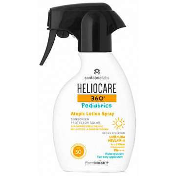 Купить - Cantabria Heliocare 360º Pediatrics Atopic Lotion Spray SPF50 - Детский солнцезащитный лосьон для атопической кожи