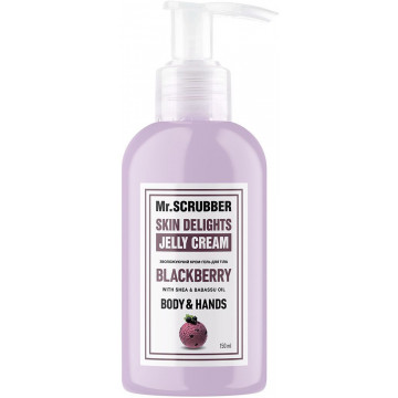 Купить - Mr.Scrubber Skin Delights Body&Hands Jelly Cream "Blackberry" - Крем-гель для тела и рук