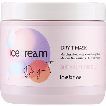 Купить - Inebrya Ice Cream Dry-T Mask - Маска для сухих, окрашенных и вьющихся волос