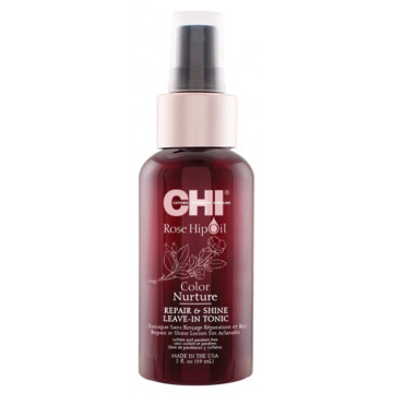 Купить - CHI Rose Hip Oil Repair and Shine Leave-in Tonic - Несмываемый спрей с маслом шиповника