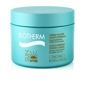 Купить - Biotherm After Sun Oligo-Thermal Sparkle Cream - Крем для тела после загара, закрепляющий загар, увлажняющий, придающий сияние коже