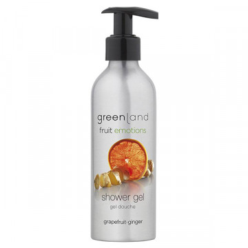 Купить - Greenland Fruit Emotions Shower Gel Grapefruit-Ginger - Гель для душа с помпой Грейпфрут-Имбирь