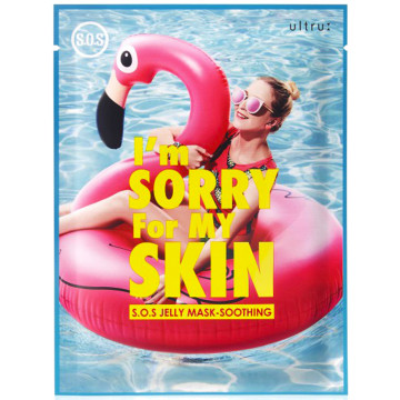 Купить - Ultru I’m Sorry For My Skin S.O.S Jelly Mask Soothing - Тканевая маска для лица после солнца