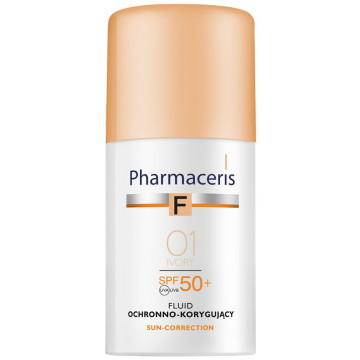 Купить - Pharmaceris F Protective-Corrective Fluid Foundation SPF50+ - Защитный корректирующий тональный крем