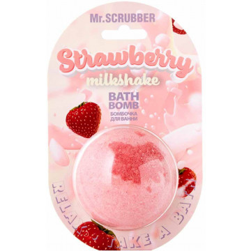 Купить - Mr.Scrubber Bath Bomb "Strawberry Milkshake" - Бомбочка для ванны