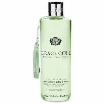 Купить - Grace Cole Boutique Grapefruit Lime&Mint Soothing Bath&Shower Gel - Гель-пена "Грейпфрут, лайм и мята"