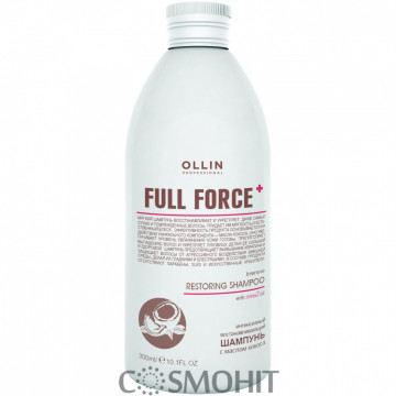 Купить - OLLIN Full Force Intensive Restoring Shampoo - Интенсивный восстанавливающий шампунь с маслом кокоса