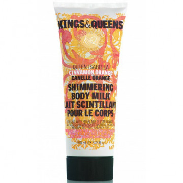 Купить - Kings & Queens Queen Isabella Cinnamon Orange Shimmering Body Milk - Молочко для тела сияющее Королева Изабелла корица-апельсин